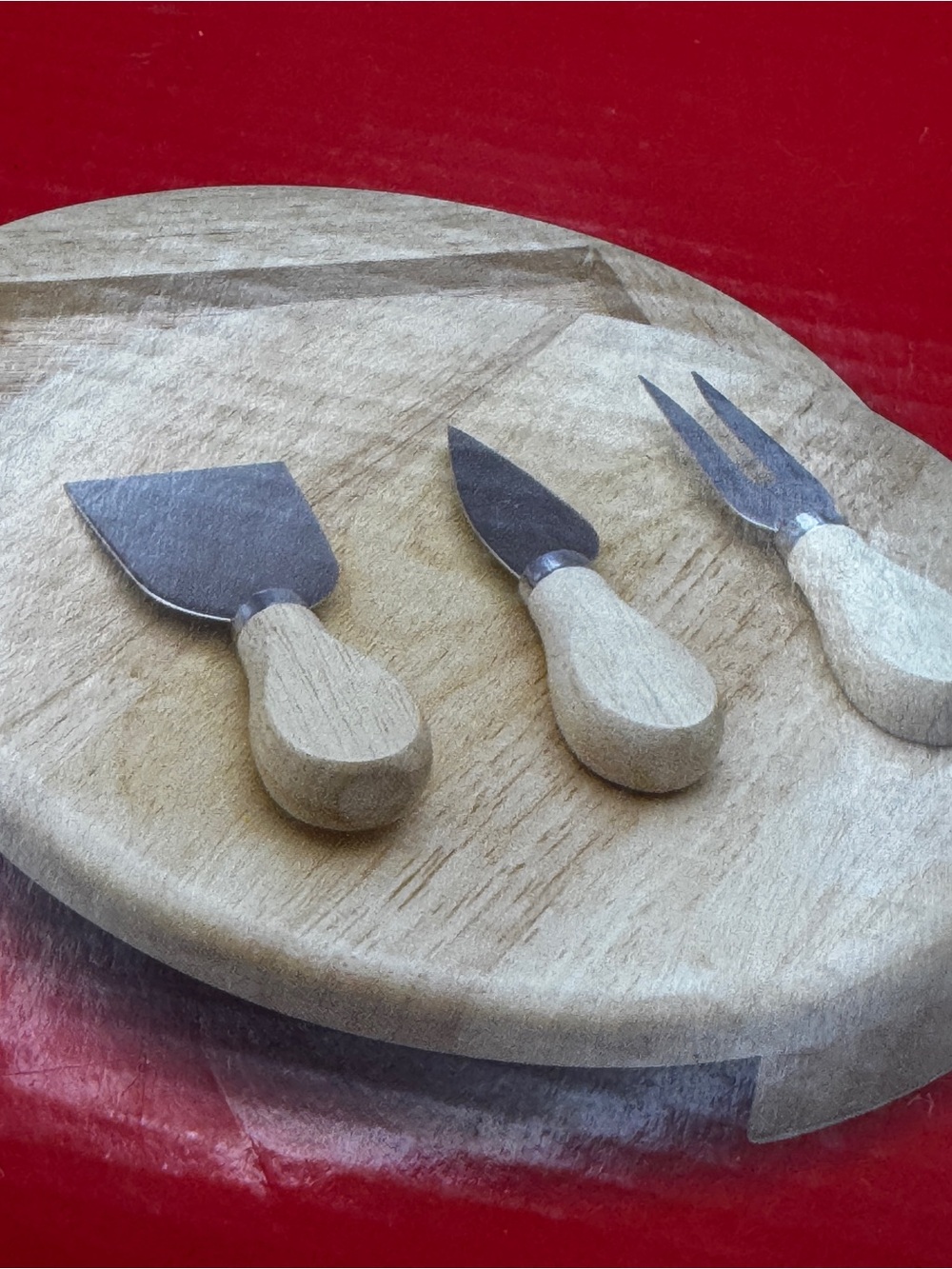 Cheese Board Set w/Serving Knives